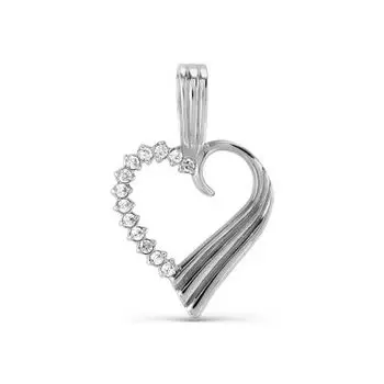 Подвеска с фианитами Линии Любви