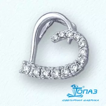 Подвеска с фианитами Линии Любви