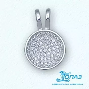 Подвеска с фианитами Линии Любви