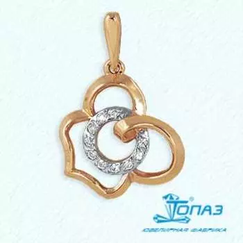 Подвеска с фианитами Линии Любви