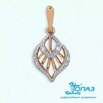 Подвеска с фианитами Линии Любви