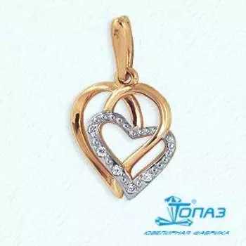 Подвеска с фианитами Линии Любви