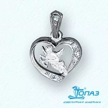 Подвеска с фианитами Линии Любви