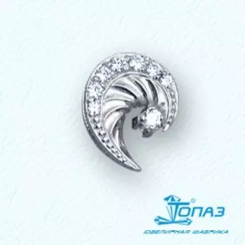 Подвеска с фианитами Линии Любви