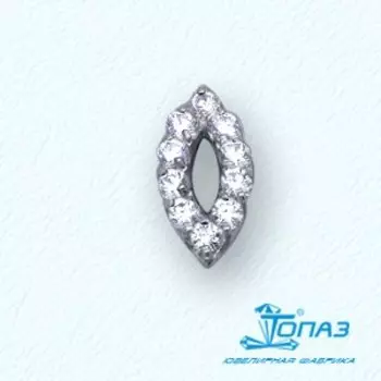 Подвеска с фианитами Линии Любви