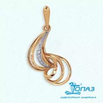 Подвеска с фианитами Линии Любви