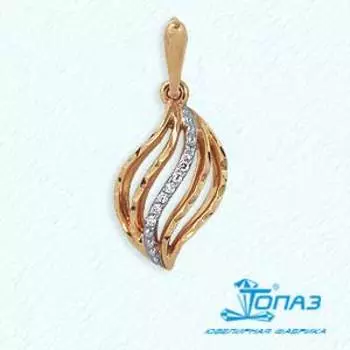 Подвеска с фианитами Линии Любви