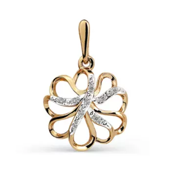 Подвеска с фианитами Линии Любви