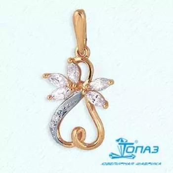 Подвеска с фианитами Линии Любви