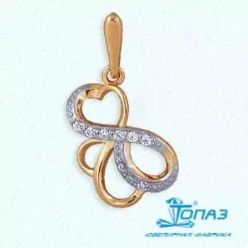 Подвеска с фианитами Линии Любви