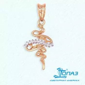 Подвеска с фианитами Линии Любви