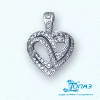 Подвеска с фианитами Линии Любви