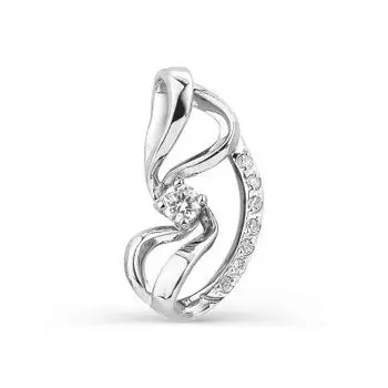 Подвеска с фианитами Линии Любви