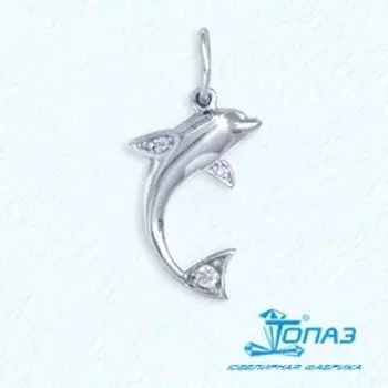 Подвеска с фианитами Линии Любви