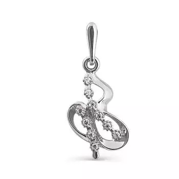 Подвеска с фианитами Линии Любви