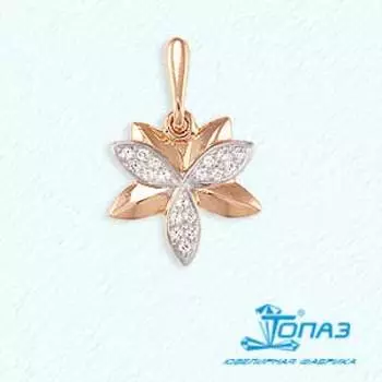 Подвеска с фианитами Линии Любви