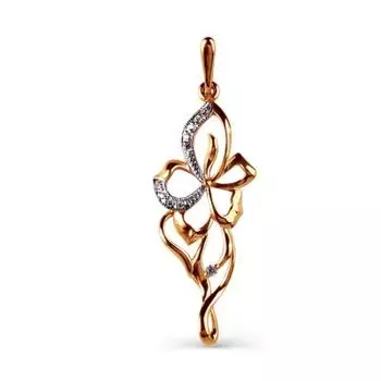 Подвеска с фианитами Линии Любви