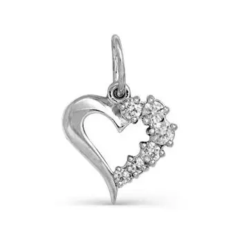 Подвеска с фианитами Линии Любви