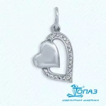 Подвеска с фианитами Линии Любви