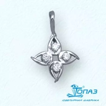 Подвеска с фианитами Линии Любви