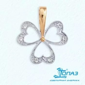 Подвеска с фианитами Линии Любви