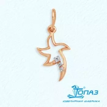 Подвеска с фианитами Линии Любви