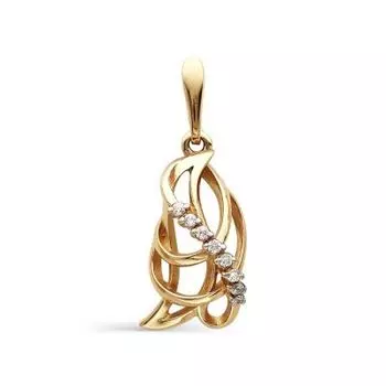 Подвеска с фианитами Линии Любви