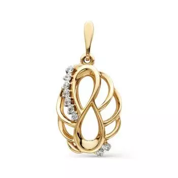 Подвеска с фианитами Линии Любви