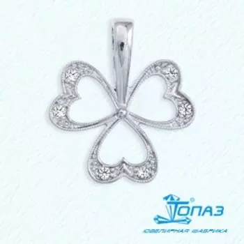 Подвеска с фианитами Линии Любви