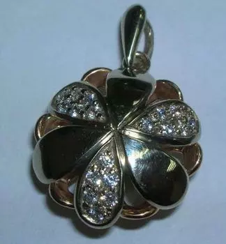 Подвеска с фианитами Линии Любви