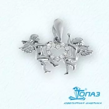 Подвеска с фианитами Линии Любви