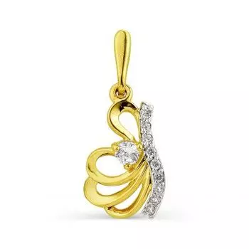 Подвеска с фианитами Линии Любви