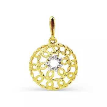 Подвеска с фианитами Линии Любви