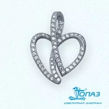 Подвеска с фианитами Линии Любви