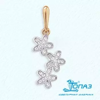 Подвеска с фианитами Линии Любви