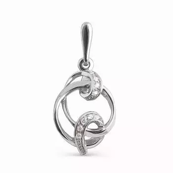 Подвеска с фианитами Линии Любви