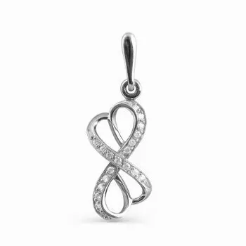Подвеска с фианитами Линии Любви