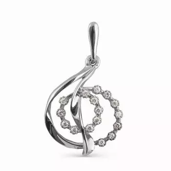 Подвеска с фианитами Линии Любви