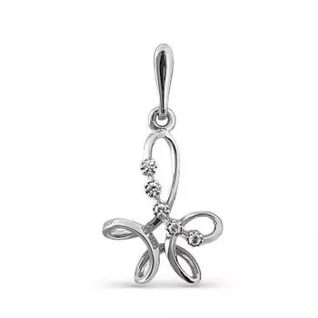 Подвеска с фианитами Линии Любви