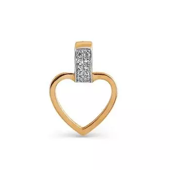 Подвеска с фианитами Линии Любви