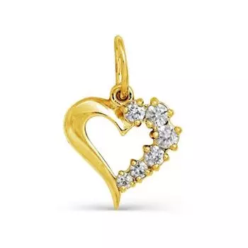 Подвеска с фианитами Линии Любви