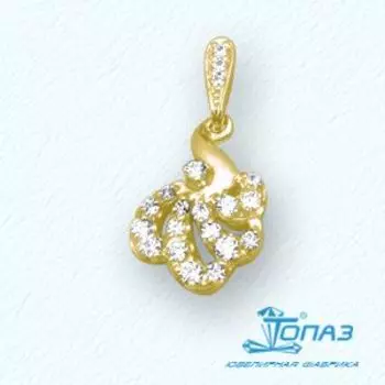 Подвеска с фианитами Линии Любви