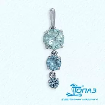 Подвеска с фианитами Линии Любви