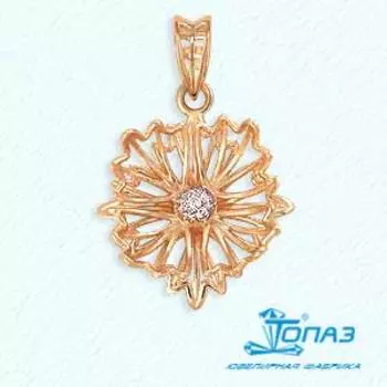 Подвеска с фианитами Линии Любви