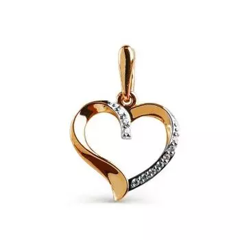 Подвеска с фианитами Линии Любви