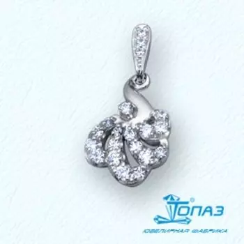 Подвеска с фианитами Линии Любви