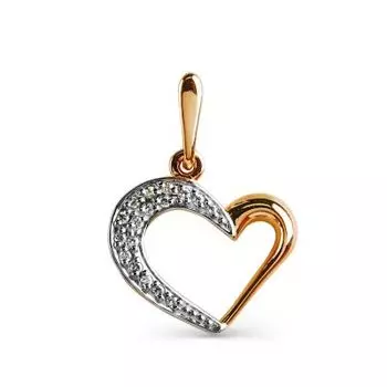 Подвеска с фианитами Линии Любви