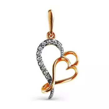 Подвеска с фианитами Линии Любви