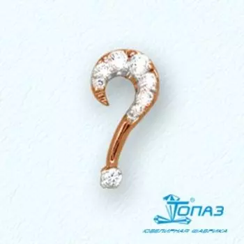 Подвеска с фианитами Линии Любви