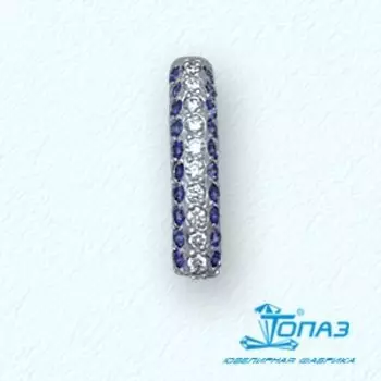 Подвеска с фианитами Линии Любви